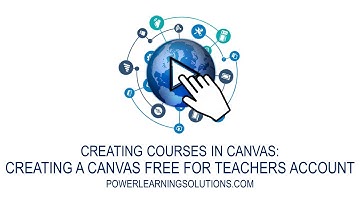 Creating a Canvas Free for Teachers Account