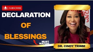 DR. CINDY TRIMM| DECLARE BOUNTIFUL BLESSINGS UPON YOUR LIFE | DR. CINDY TRIMM'S WARFARE PRAYER