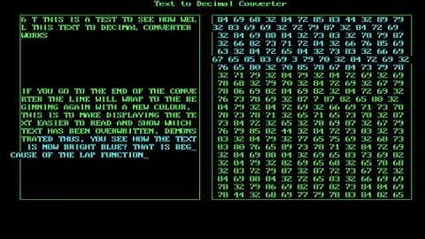 QBasic Text to Decimal Converter (Prototype)
