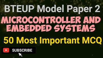 50 MCQ Microcontroller and Embedded systems|MES|bteup|upbte|polytechnic latest news@VUVisionUnlimited