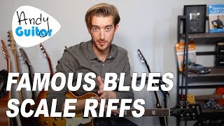 Top 5 Famous Riffs based on the Blues Scale