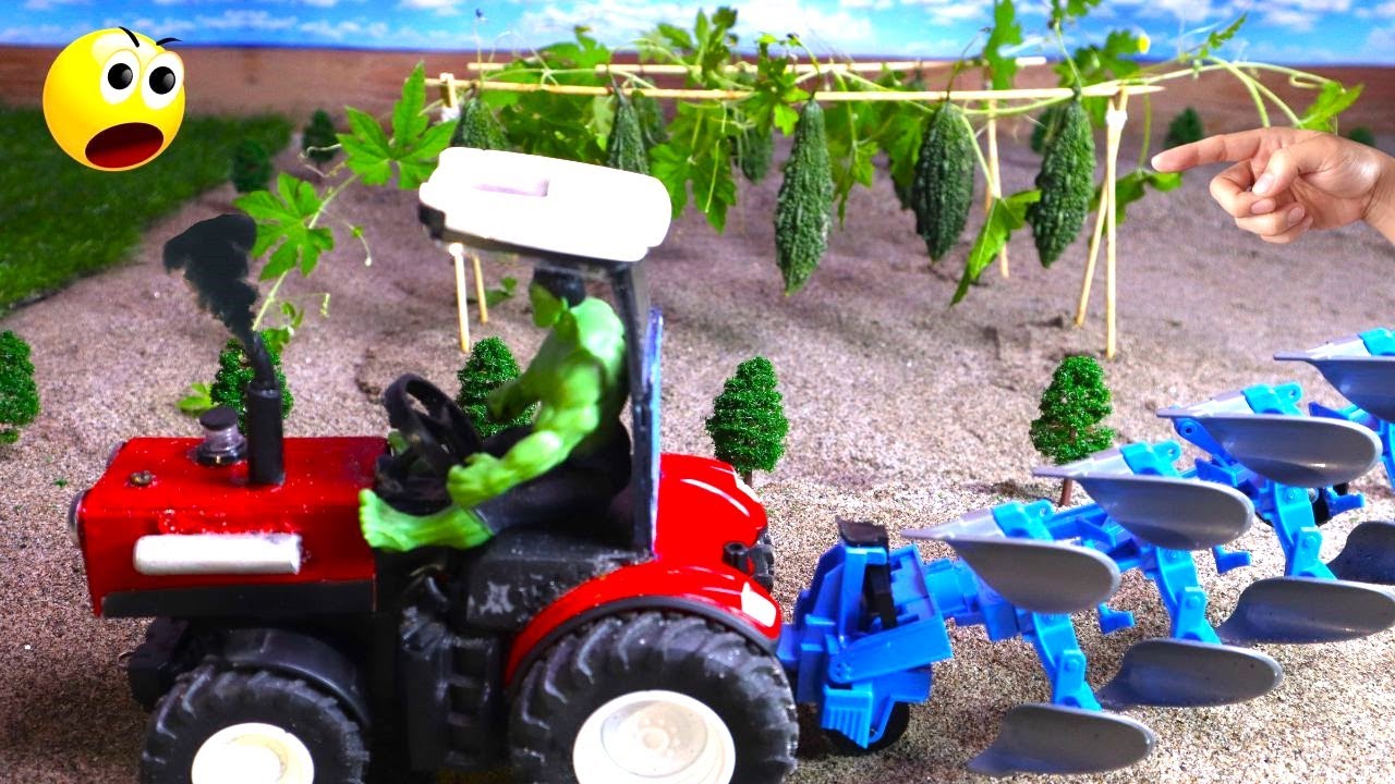 top most creative diy tractor plough machine science project | 