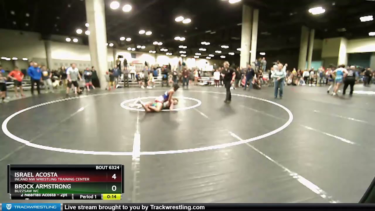 125 Lbs 1st Place Match - Israel Acosta, Inland NW Wrestling Training Center Vs Brock Armstrong, B