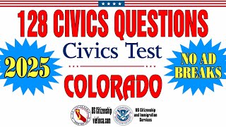 128 Civics Questions for US Citizenship Test 2025 Colorado screenshot 5