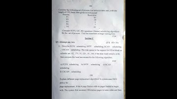 Operating System Exam Paper 2022 | shorts #computerscience |