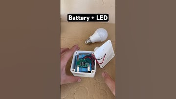 DIY Portable LED Light with Battery #diyled #ledlights #ledbattery #ledhack #lithiumbattery
