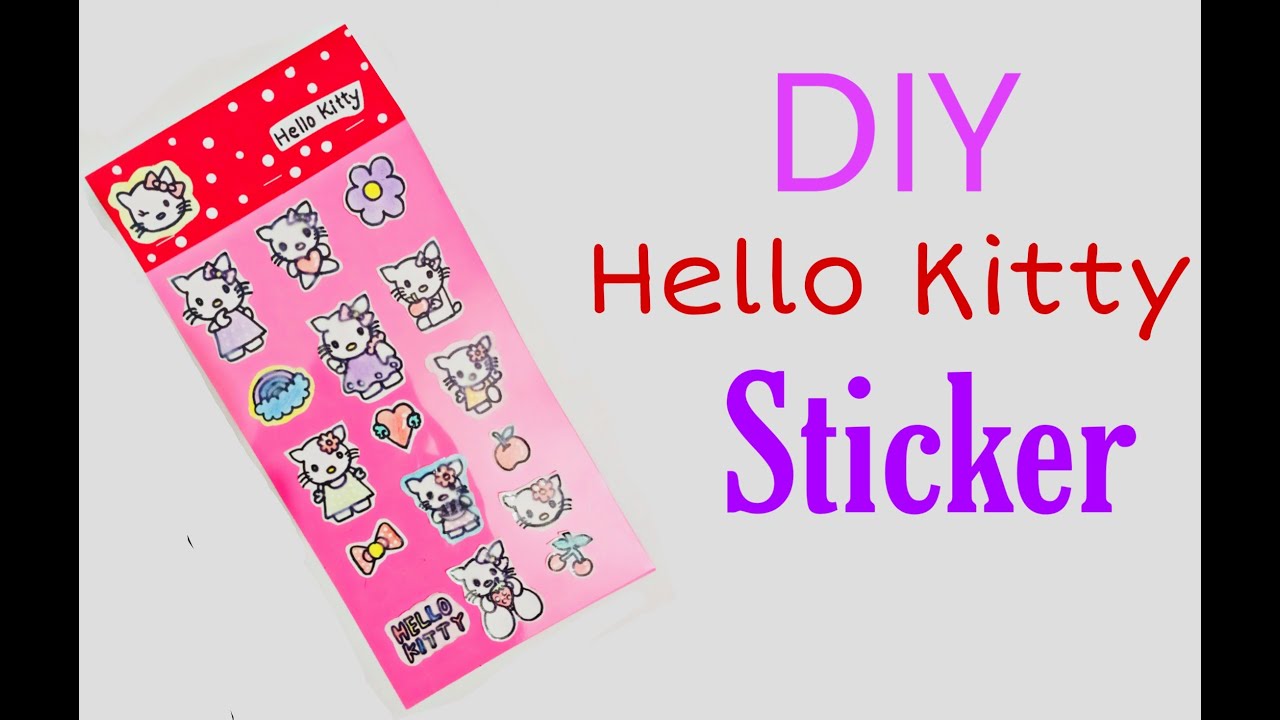 How to Make Stickers/ DIY Stickers / Handmade Stickers / Homemade Stickers  