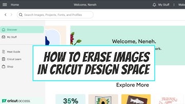How to erase and edit uploaded images in Cricut Design Space