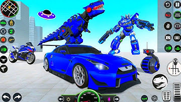 Dino Robot Car Salamander Robot Transform Game 2024