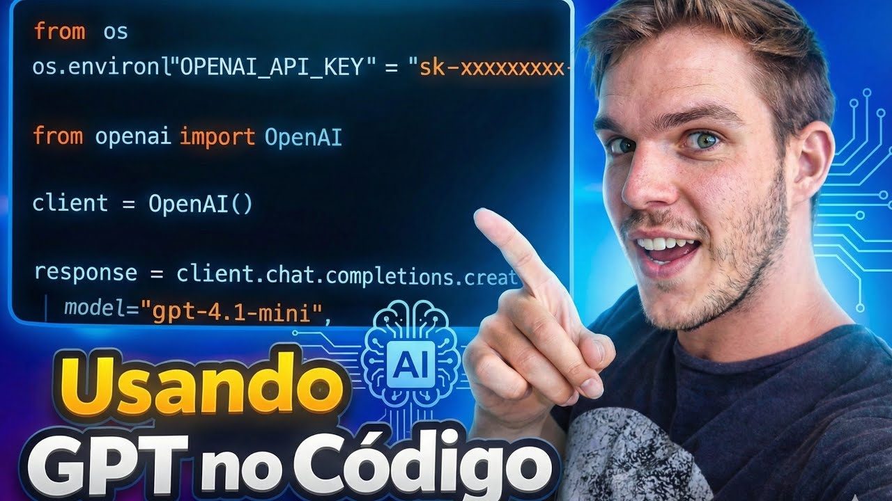 Como usar o GPT nos seus códigos em 5 minutos (Jupyter + Python)