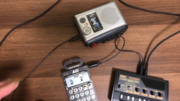 Tape loop & po-33 .monotron  delay"Metamorphosis"