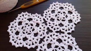 картинка: Очень красивый мотив крючком.Соединение .BEAUTIFUL Brand New Design Crochet Lace Motif Pattern
