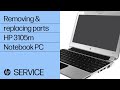 Removing and replacing parts | HP 3105m Notebook PC | HP computer service