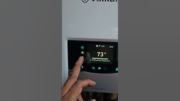 How to change hot water and heating temperature on vaillant eco tec plus #thermostat #vaillant