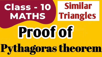 Proof of pythagoras theorm class 10th | |theorem 6.8 class 10 Maths |Chapter 6 Triangles | #class10