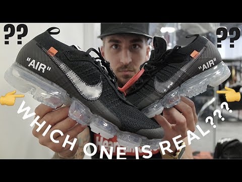 real vs fake off white vapormax