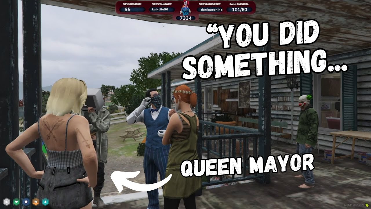 Chatterbox and Clowns GETS SCOLDED by the 'QUEEN MAYOR' in the Funhouse | NOPIXEL 4.0 GTA RP