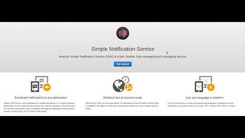 AWS Simple Notification Service (SNS) Demo