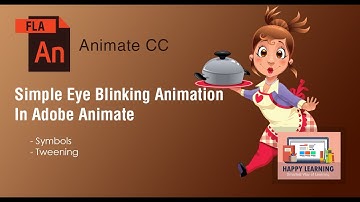 Simple Eye Blinking Animation In Adobe Animate and Flash Using Shape Tween