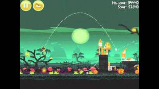 Angry Birds Seasons Hamoween 2-15 Halloween 2012 Hamoween Walkthrough 3 Star