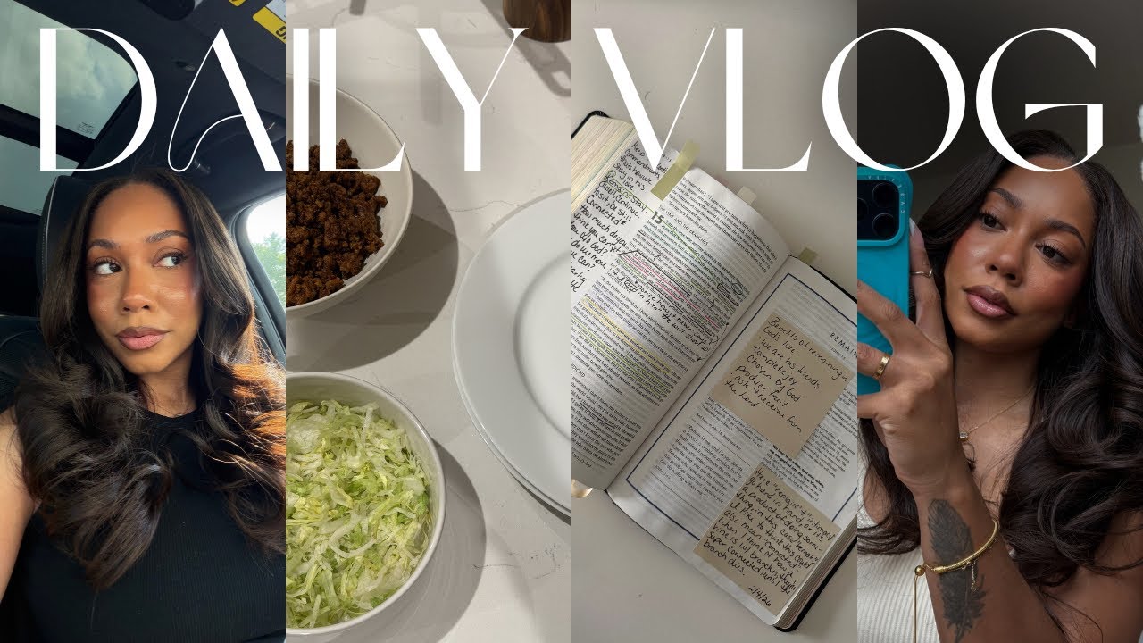 pouring into me | home reset, being God's best friend book chat & more  vlog