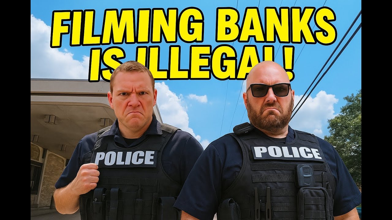 Filming A Bank? Karens Call The Police! 