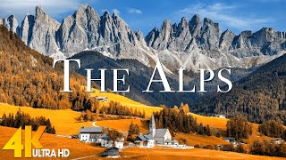 The Alps 4k  Scenic Relaxation Film With Epic Cinematic Music  4K Video UHD | Scenic World 4K