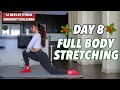 12 DAYS OF FITMAS 🔥🎄 | DAY 8 FULL BODY STRETCH | 15 min of stretches to promote muscle growth