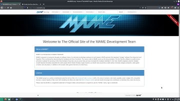 PineBook Pro Manjaro playing a Game with MAME