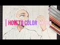 【How to Color】ムラを出さない塗り方紹介 Anime skin 鬼滅の刃 炭治郎【coloring tutorial】