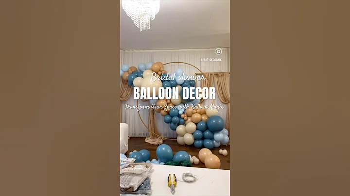 Easy DIY Balloon Garland Tutorial | No Experience Required #bridalshower  | #babyshower | #birthday