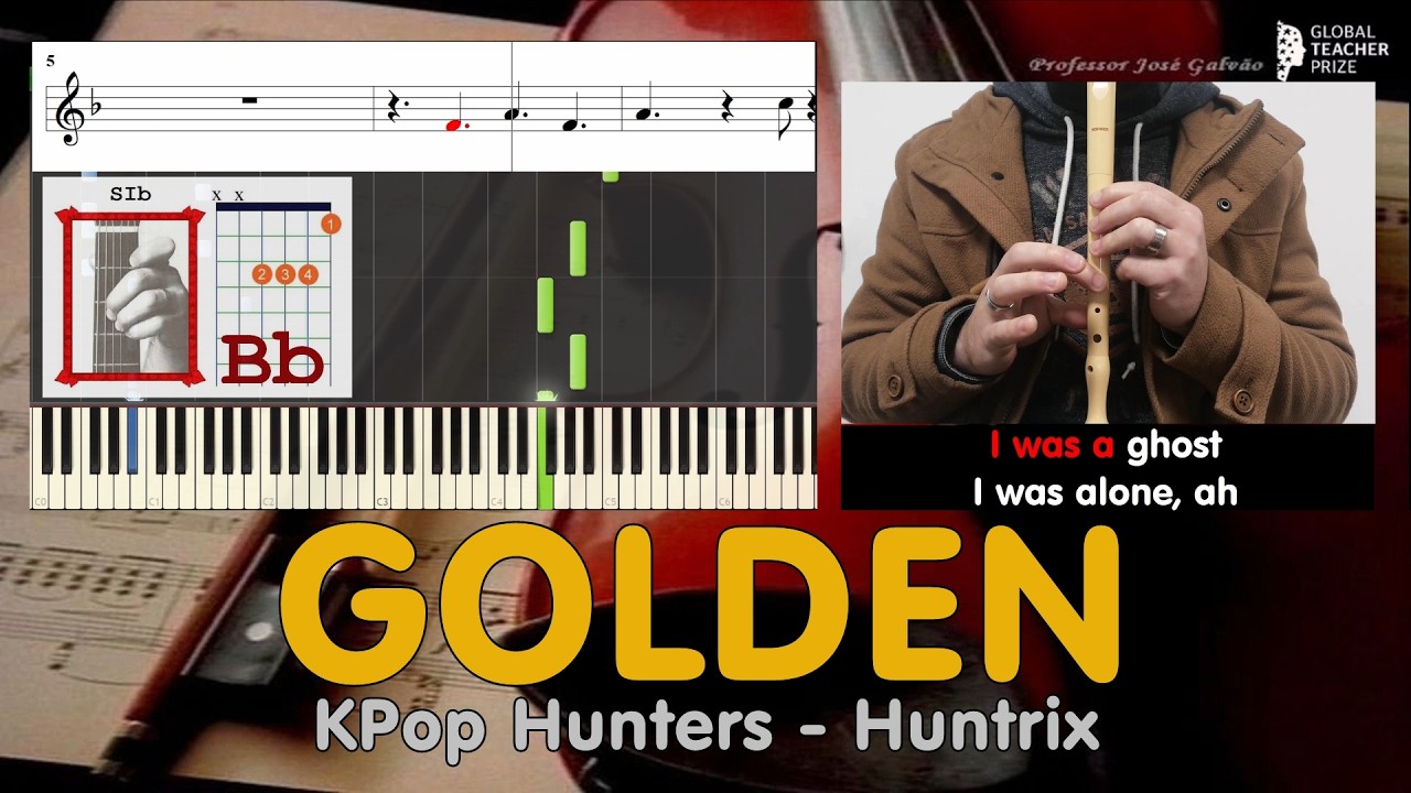 Golden - Huntrix - KPop Hunters - Tutorial - Educação Musical