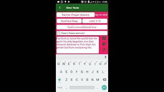 Church Notebook Android Application guide screenshot 4