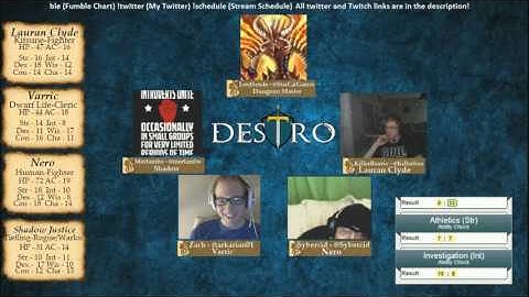 Destro S2 Session 1 - Part 3 (Dungeons & Dragons)