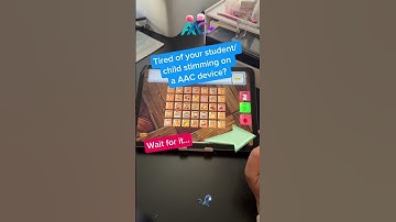 Tired of students or kids stimming on their AAC device?