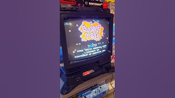 Bubble Bobble on Nintendo Nes Sharp tv