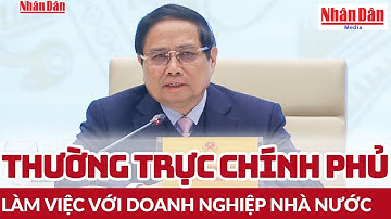 Thường trực Chính phủ làm việc với doanh nghiệp nhà nước | Báo Nhân Dân