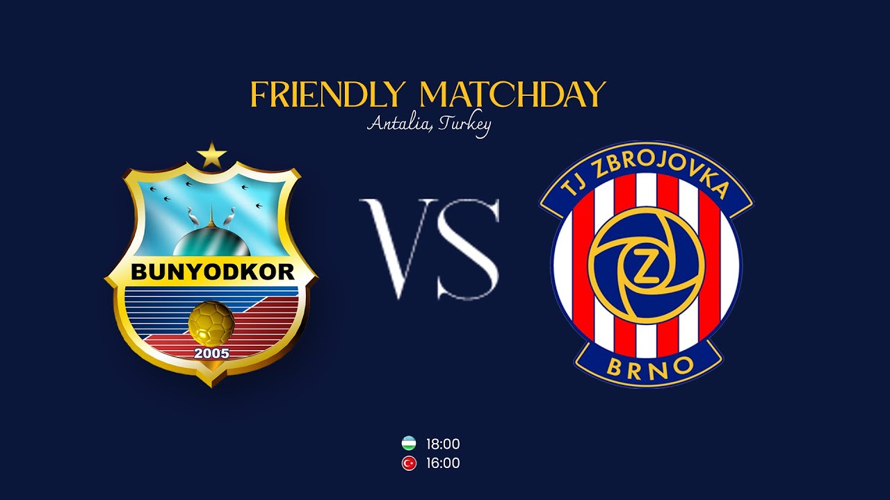 BUNYODKOR VS ZBROYOVKA | LIVE
