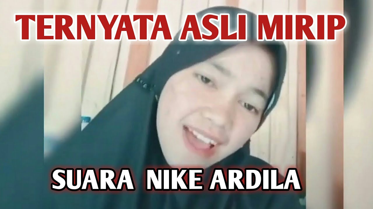 REZA nyanyi tanpa musik,  tetap mirip Nike Ardila