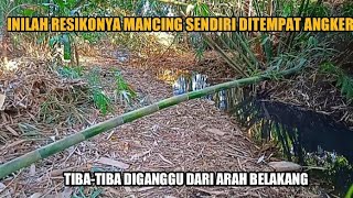 Baru kali ini mancing di ganggu sama mahluk gaib penunggu pohon bambu