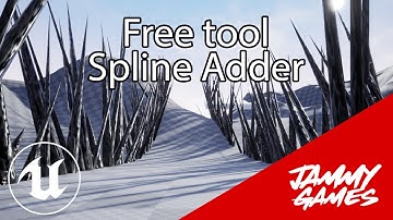 Spline Adder - Free Unreal editor tool