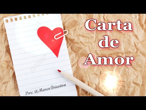 Como escribir una carta de Amor - Marco Briarton - YouTube