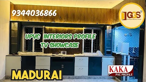 UPVC TV Unit Madurai | UPVC Interior Work Madurai | UPVC Modular Kitchen Madurai