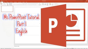 Ms PowerPoint Tutorial Part-1 ENGLISH