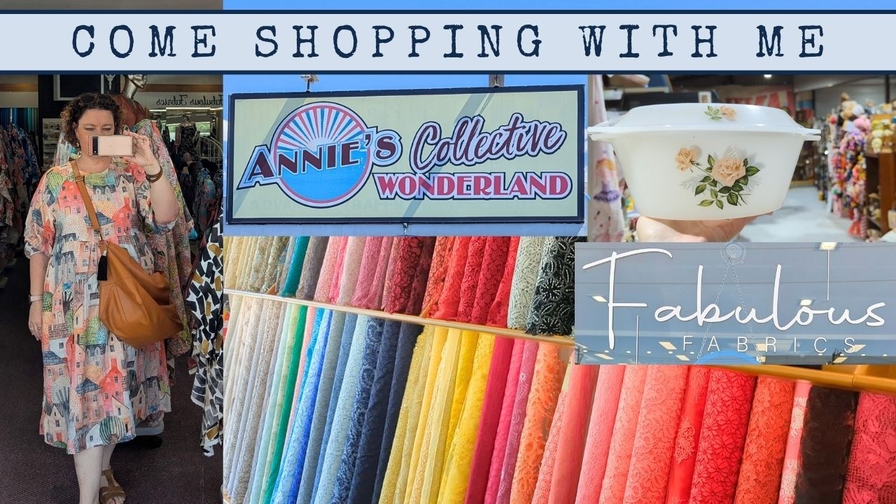 Fabric Shopping and Vintage Treasure Hunting in Perth, Western Australia 💙 Ep.19