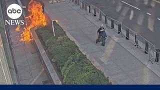 New video shows alleged attack on federal building in New York City
