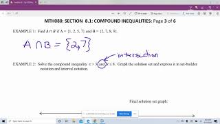 Introduction to Solving Linear Inequalities, Graphing, Set-Builder Notation, and Interval Notation