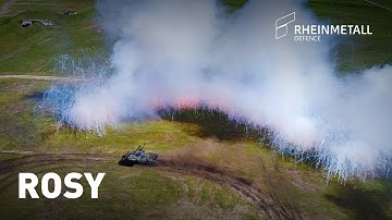Rheinmetall ROSY at DSTL live demo on Challenger 2