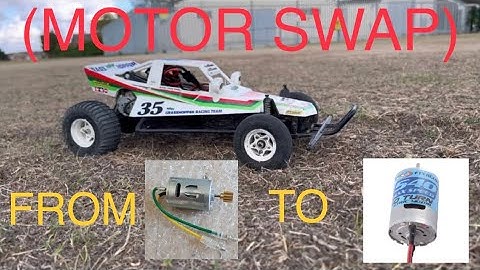 TAMIYA GRASSHOPPER testing a bigger motor 🤟