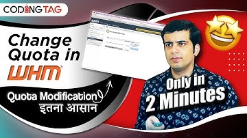 How to change Quota in WHM || Quota Modification